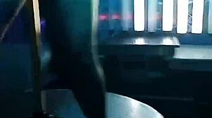 african kenyan stripper teases with big ass and tits while stripping live on instagram