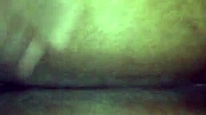 Big booty gets played with in amateur style.