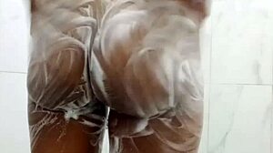 Hairy Pussy Reaches Orgasm With Pissing In Hot Bathing Video Featuring Mature Brunette Beauty