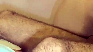 Listen to this slutty Arab wife's dirty talk while she gets creampied in her big ass by husband.