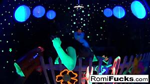 Romi Rain & Dani Suggest Black-Light Lesbian Fun
