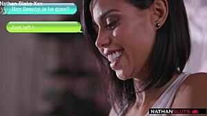 Drilling Canela Skin's big ass with deep anal and wet pussy action!