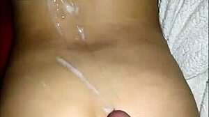 Waking Up My Friend's Cute Latina Sister with Intense Couple Action in Big Ass Bed Scene