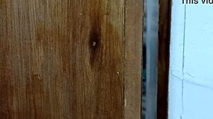 Getting more turned on every day watching my curvy latina sister-in-law in the shower