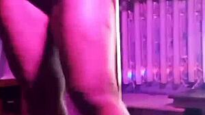 african kenyan stripper teases with big ass and tits while stripping live on instagram