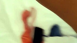 Intense Longing for Blowjob While Exposing Wet Body and Big Tits in Interracial Encounter