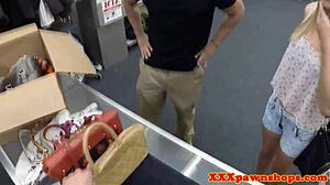 Damn, watch this amateur with glasses suck balls before getting pounded doggystyle in hidden cam action!