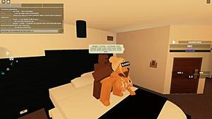 Roblox Porn Blacked with Blonde Milf Riding Big Black Cock in Rough Anal Sex and Wet Tits Action