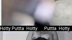 Toi et moi in corset and heels using dildo on shaved pussy for webcam cumshot!