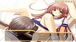 bold asian classroom action in anime hentai game shuffle version