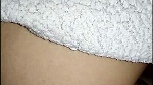 Waking Up My Friend's Cute Latina Sister with Intense Couple Action in Big Ass Bed Scene