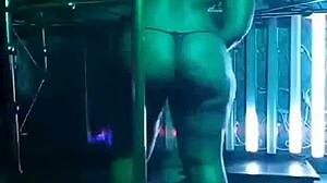 african kenyan stripper teases with big ass and tits while stripping live on instagram