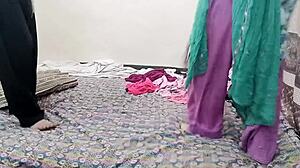 Indian maid dressed in her mistresss clothes but had anal sex with her owner to apologize?