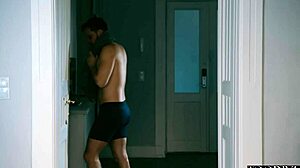 Cleaner Barbie Brill Lays Down for Quick Break but Gets Surprised with Spooning Sex and Cowgirl Ride