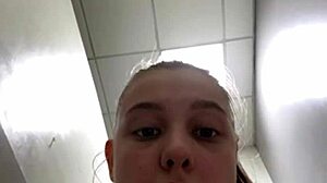 Horny Bbw Teen Feels Intense Emotions With Bouncing Natural Tits In Gym