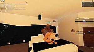 Roblox Porn Blacked with Blonde Milf Riding Big Black Cock in Rough Anal Sex and Wet Tits Action