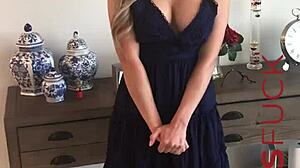 Hot busty blonde milf ellie lilly gets naked for casting interview