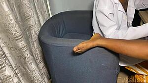 office fuck with sexy akwaibom student taking big cock in big ass