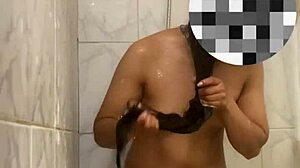 I found my wife bathing and recorded her with a hidden camera