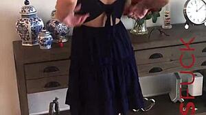 Hot busty blonde milf ellie lilly gets naked for casting interview