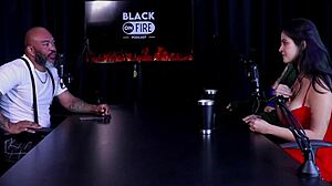 safada performs a sensual dance after saying she always worked with art on sheer red