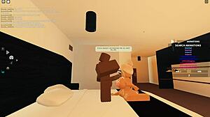 Roblox Porn Blacked with Blonde Milf Riding Big Black Cock in Rough Anal Sex and Wet Tits Action