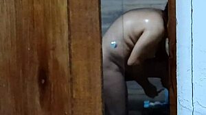 Getting more turned on every day watching my curvy latina sister-in-law in the shower