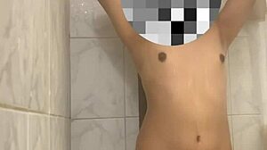 I found my wife bathing and recorded her with a hidden camera