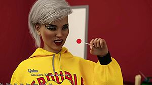 In Being a Dik episode 58, two hot kissing lesbians suggested a throuple with me. They moved from the dorm into the sorority house for more fun.