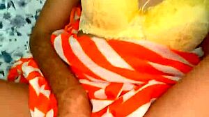 Wife Double Creampied by Hubby and Young 18+ in Wet Cunilingus Action