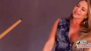 Cleo cadillac loses to cuckold in pool and gets fucked hard by big black cock in amateur milf anal