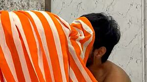 Wife Double Creampied by Hubby and Young 18+ in Wet Cunilingus Action