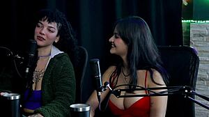 safada performs a sensual dance after saying she always worked with art on sheer red