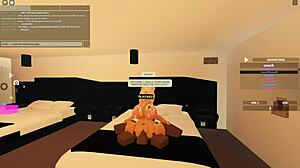 Roblox Porn Blacked with Blonde Milf Riding Big Black Cock in Rough Anal Sex and Wet Tits Action