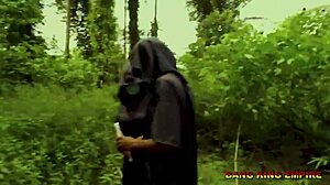 Mature fucked babe takes big dick in missionary and doggystyle creampie