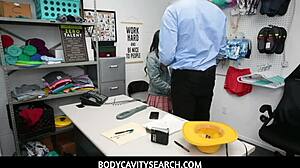 Hey thief, ready for this big black cock to fuck your petite teen pussy after I strip you down?