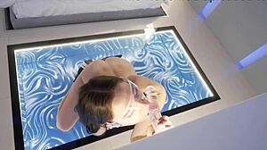 In a futuristic spaceship, a teen babe endured rough anal domination from a monster cock daddy. Her small tits bounced wildly.