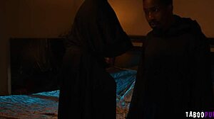 Happy Newlyweds Little 18+ Puck and Isiah Maxwell Tries to Enjoy Intimate Fuck Sesh in the House Where They Can Feel Some Unseen Presence