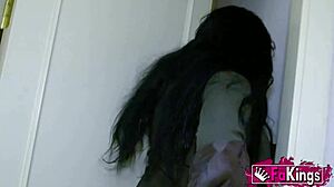 Overwhelmed By Giant Black Tits Of Curvy Milf Jennifer Dominic With Lucky Dude