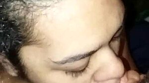 Sloppy Deepthroat Latina Sucking Cock