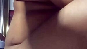 my creamy pussy was so sweet when using my small 18+ toy for dildo fucking black ebony wet pussy action