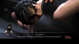 Mixed wrestling ring submission... i mean, like, totally dominating in the ring with holds and pins that make 'em tap out fast.