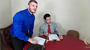 Office Slutty Trailer Explodes with Double Penetration and Cumshots!