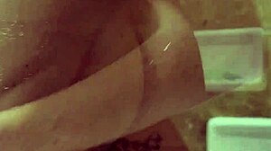 busty showerin milf wearin glasses gets cum in mouth oh yeah...