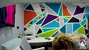 Talula Thomas busty interracial slut shoplifts then takes big black cock pov in dirty talk session.