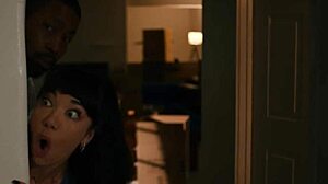 Happy Newlyweds Little 18+ Puck and Isiah Maxwell Tries to Enjoy Intimate Fuck Sesh in the House Where They Can Feel Some Unseen Presence