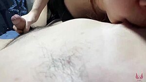 Hey, quick POV handjob with sticky nipple lick to make you cum fast