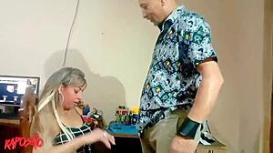 Amateur Brazilian Blonde with Big Ass and Tits Gets Wild. Mature Beauty Goes Crazy in Seductive Satisfaction.