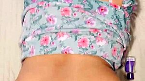 Oh Wow, My Husband Pounds Me Hard in Doggy Style with Fishnets and Dress On!