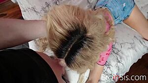 Step brother, don't walk away from my corona infected cunt, Kenzie Reeves says while seducing him into taboo fucking.